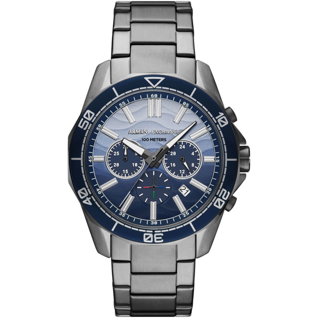 Armani Exchange Spencer Chronograph Grey / Blue 44mm Armani Exchange Spencer Chronograph Grey / Blue 44mm - AX1967