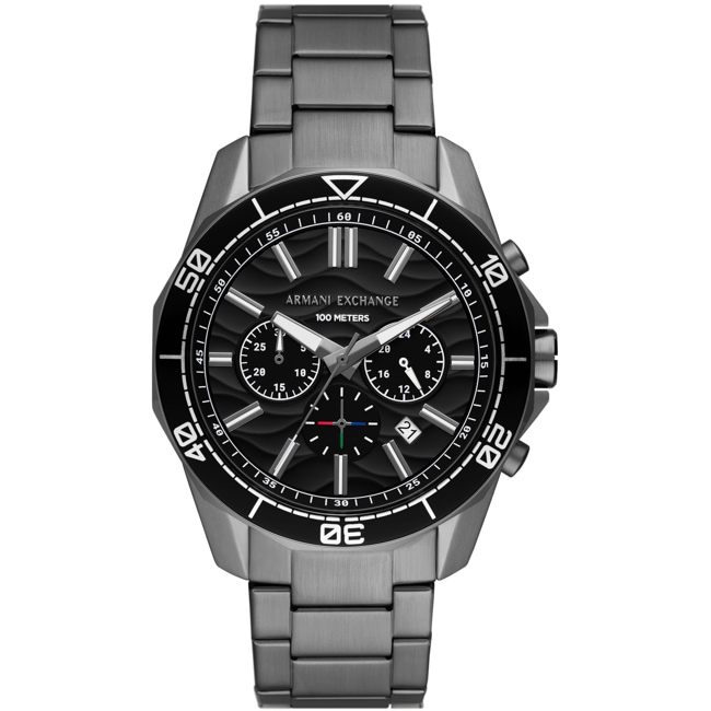 Armani Exchange Spencer Chronograph Grau / Schwarz 44mm - AX1959