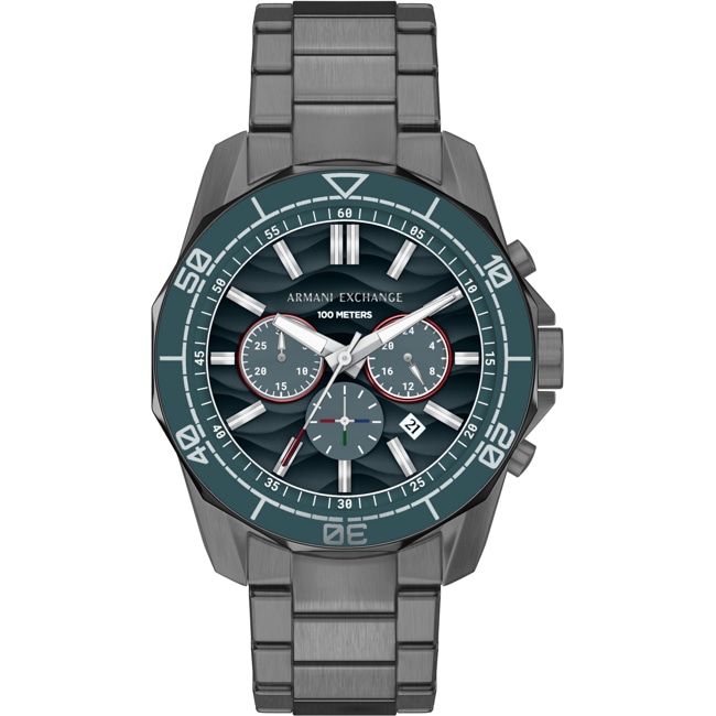 Armani Exchange Spencer Chronograph Gunmetal / Blau 44mm - AX1972