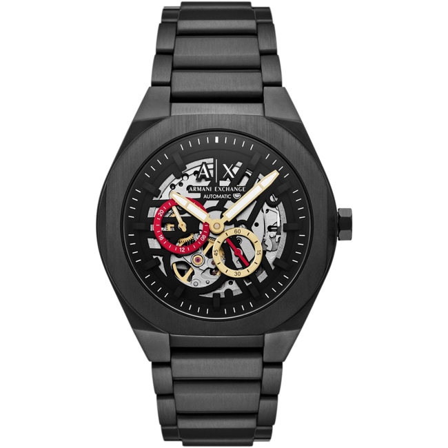 Armani Exchange Sync Automatik 44mm Schwarz - AX4196