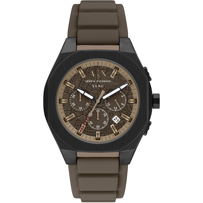 Armani Exchange Sync Chronograph 44mm Brown / Black - AX4293