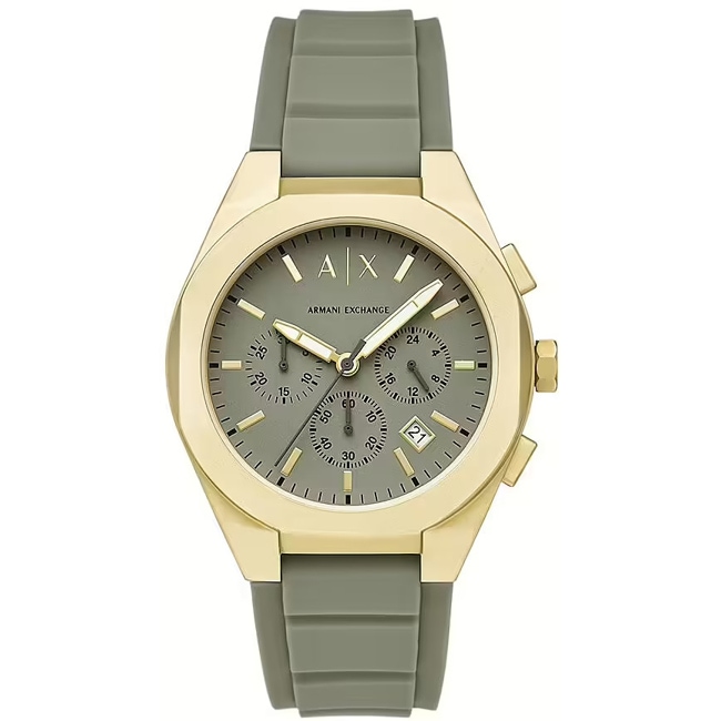 Armani Exchange Sync Chronograph Goldig / Grün - AX4197