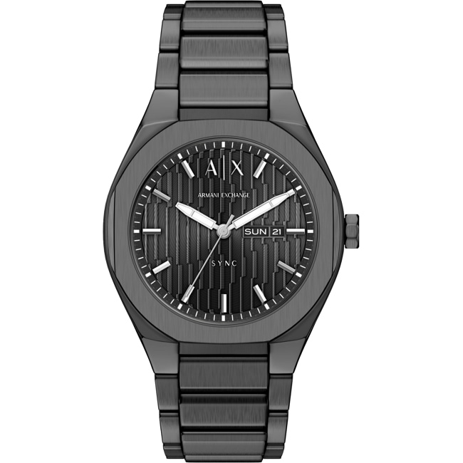Armani Exchange Sync Day Date Steel 42mm Grau - AX4300