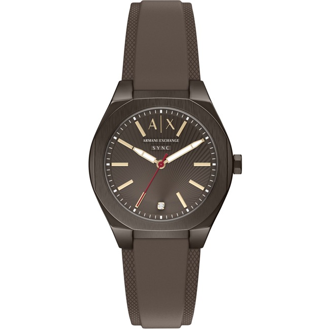 Armani Exchange Sync Silikon 36mm Braun - AX6033