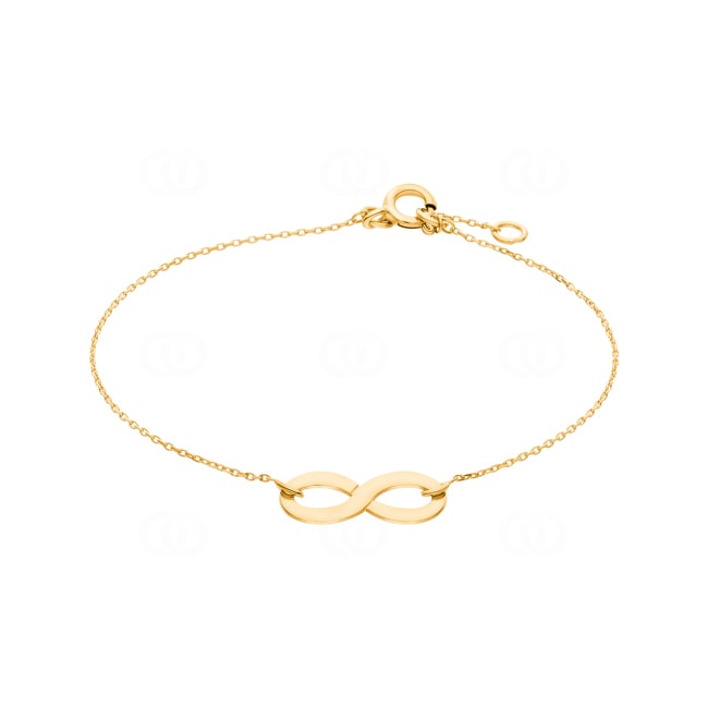 Bracelet 375/9 K Yellow Gold Infinity - 9K7757-18