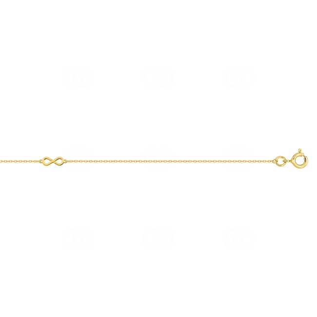 Bracelet or jaune 375/9 ct Infini - 497231.00