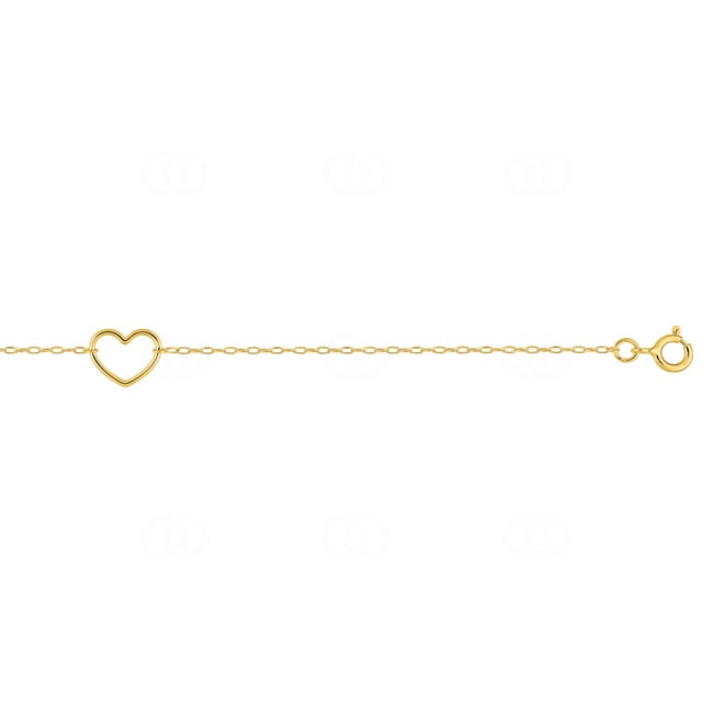 Bracelet 375/9 K Yellow Gold with Heart - 497110.00