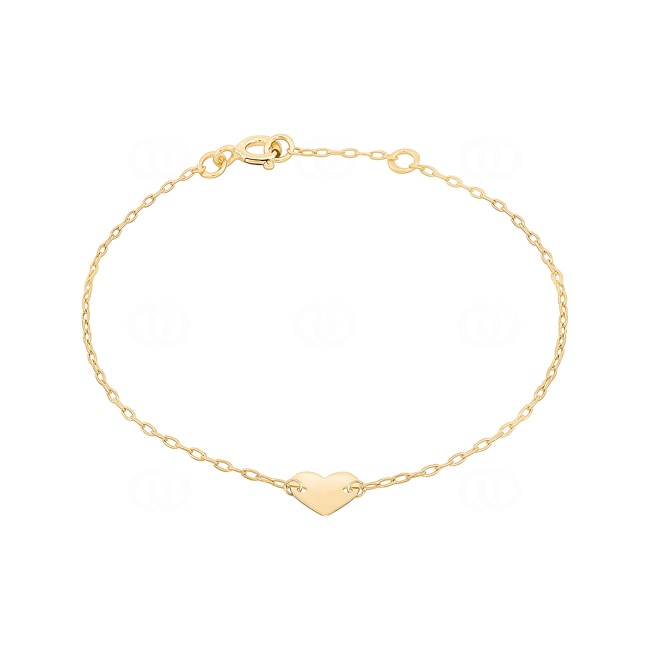 120064 | Bracelet 375/9 K Yellow Gold with Heart