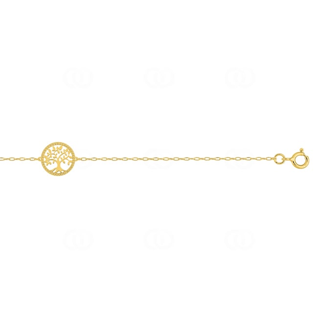 Bracelet or jaune 375/9 ct avec arbre de vie - 497111.00
