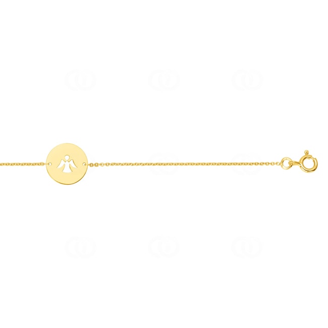 Bracelet or jaune 375/9 ct Ange gardien - 9K7717.3-14