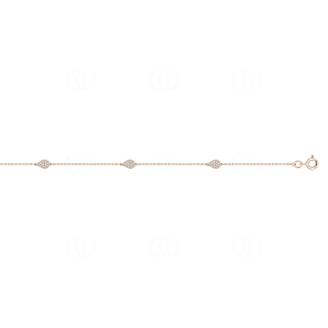 Armband 750/18 K Roségold mit Zirkonia Pavé - 4.7215.Z4