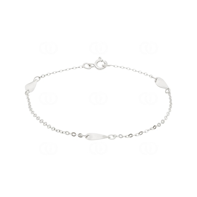 Bracelet 750/18 K White Gold 18cm - 7509.1GR-18