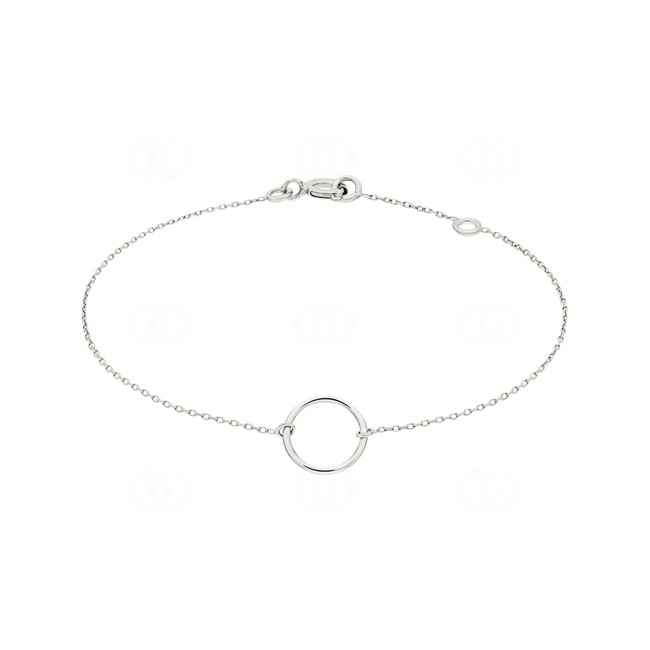 Bracelet 750/18 K White Gold 18cm - 7768GR