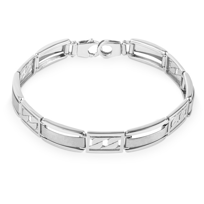 Armband 925 Silber 9.3mm - 21cm - AR-0002-SI