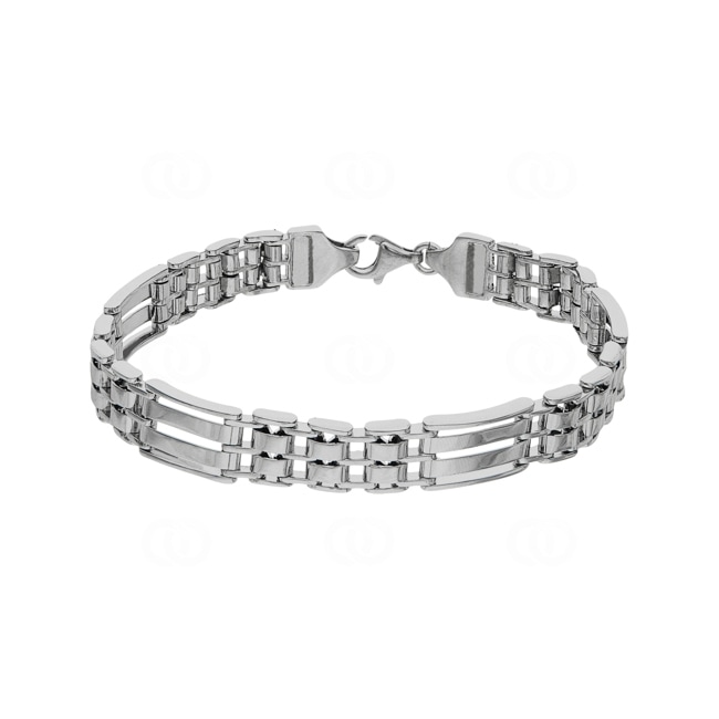Bracelet Argent 925 rhodié 10mm - 22cm - AB9250013