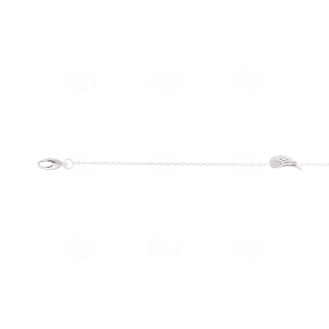 Bracelet argent 925 rhodié Ailes 14cm - 301110B