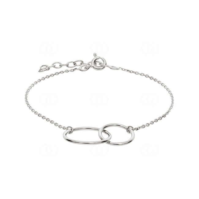 Armband 925 Silber rhodiniert 19cm - 333150