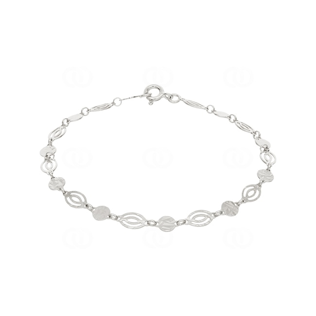 Armband 925 Silber rhodiniert 19cm - 301066B