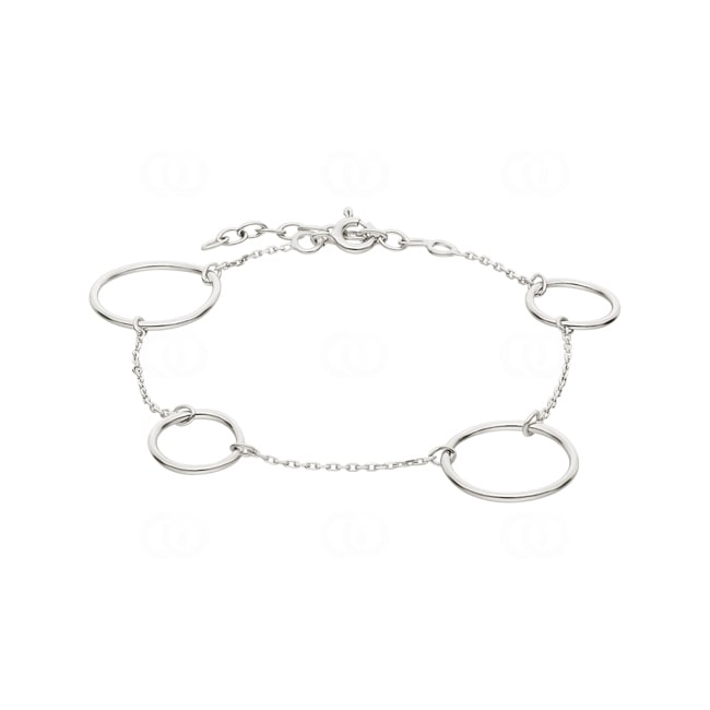 Armband 925 Silber rhodiniert 19cm - 333196