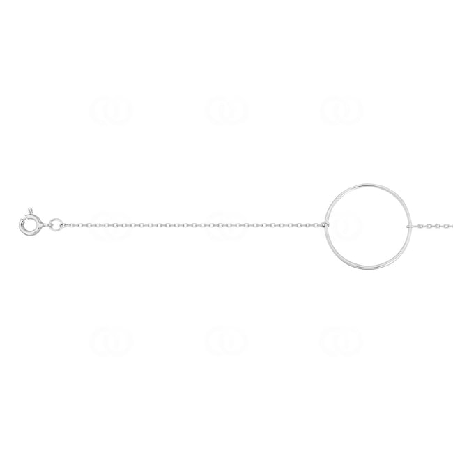 Armband 925 Silber rhodiniert 19cm - 333223