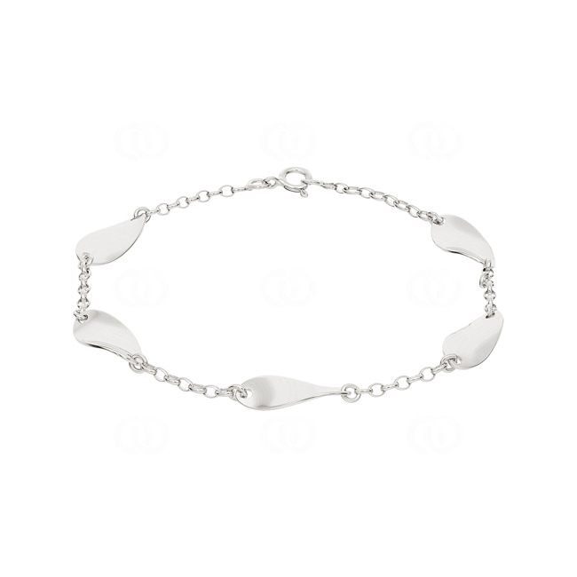 Armband 925 Silber rhodiniert Fantasie 19cm - 311052B