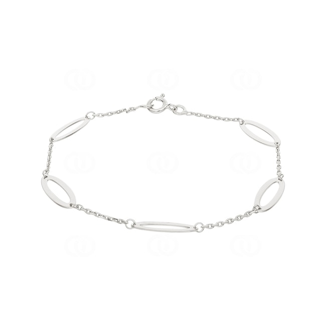 Armband 925 Silber rhodiniert Fantasie 19cm - 333077