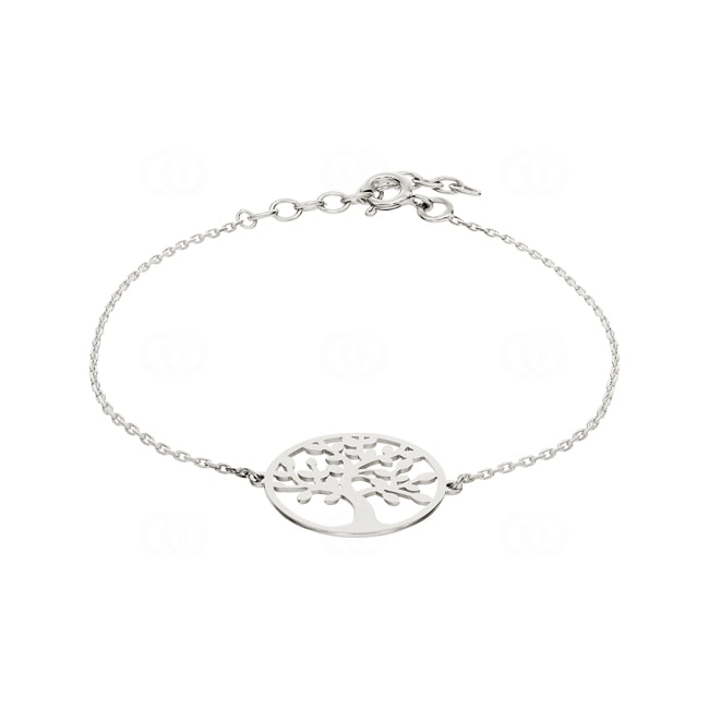 Bracelet 925 Silver rhodium-plated Tree of Life 19cm - 333300