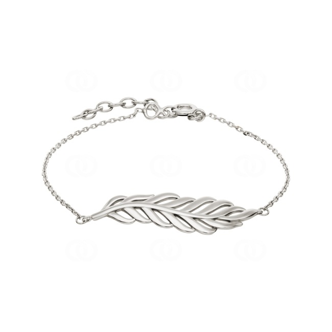 Armband 925 Silber rhodiniert Zweig 19cm - 333335