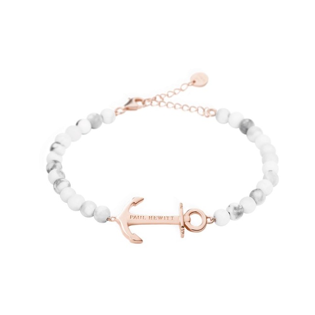 Paul Hewitt Bracelet Anchor Spirit Marble IP Rosé - PH-ABB-R-M