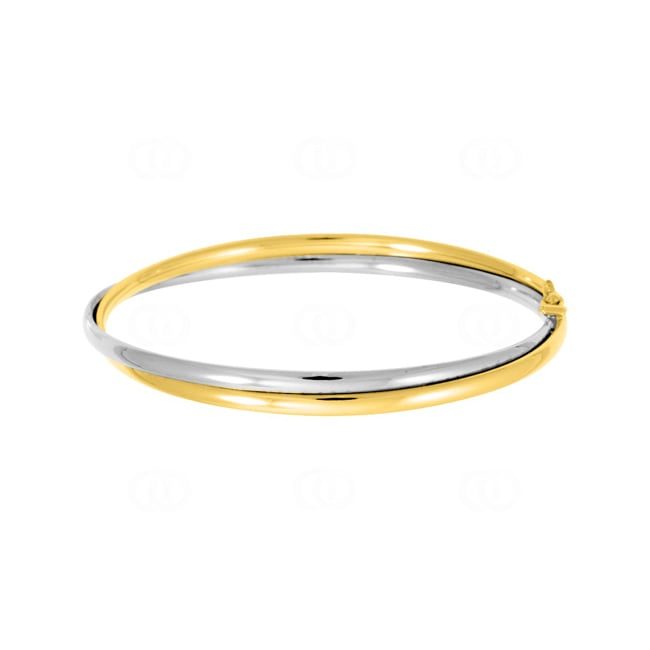 Bangle 375/9 K Yellow and White Gold - 9K350.1