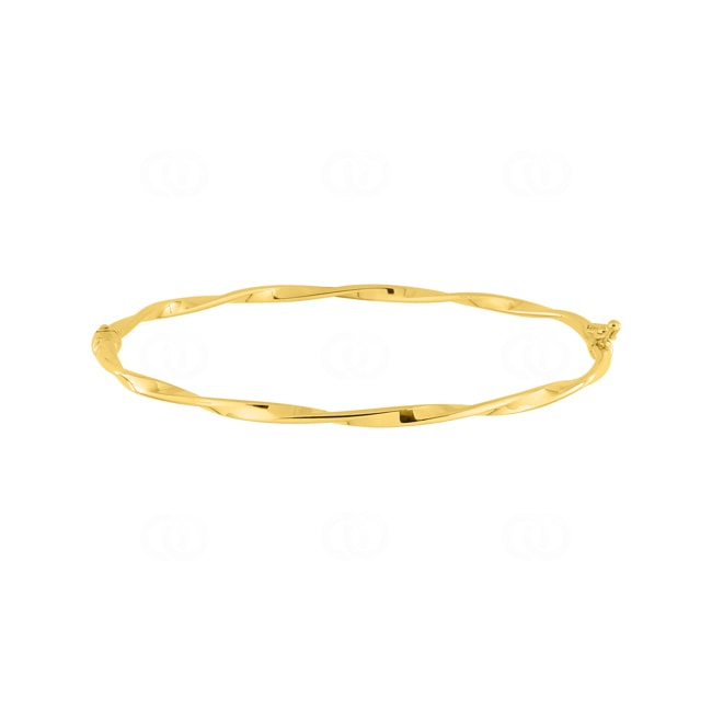 Armreif 750/18 K Gelbgold verdreht 2.5mm - 370.1