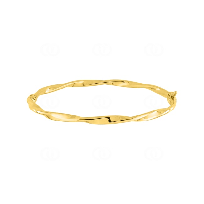 Armreif 750/18 K Gelbgold verdreht 3.5mm - 370.2
