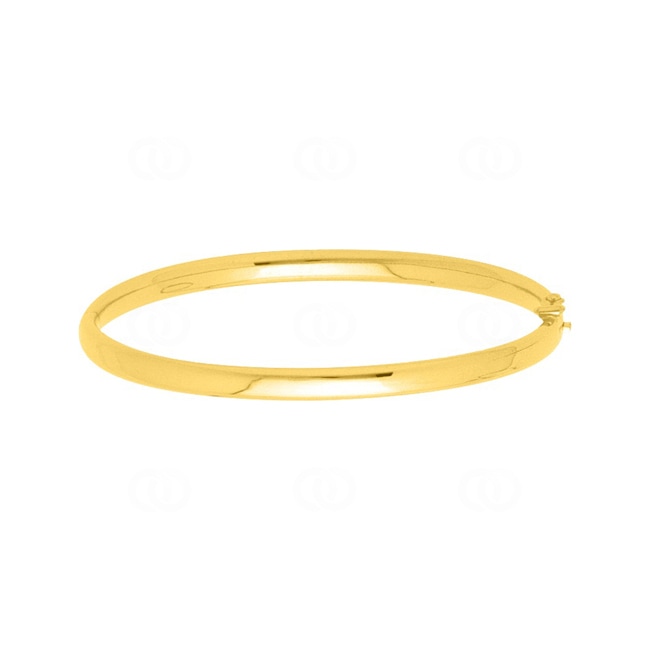 Armreif oval 750/18 K Gelbgold halbmassiv 4mm - 372C4GM