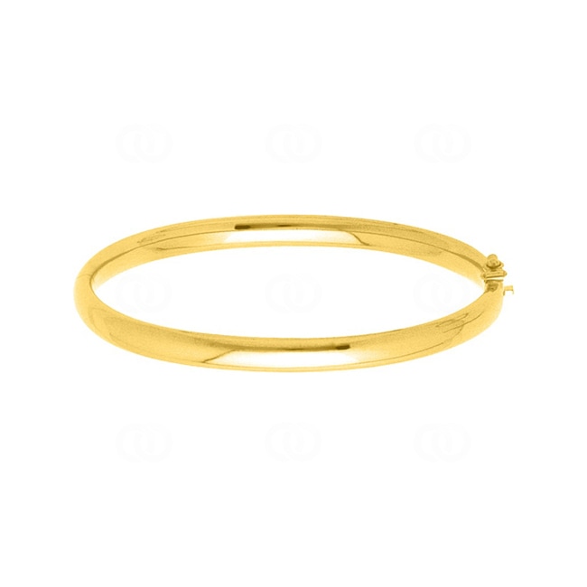 Armreif oval 750/18 K Gelbgold halbmassiv 5mm - 372C5GM