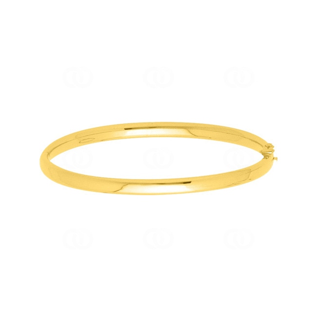 Armreif oval 750/18 K Gelbgold massiv 4mm - 372M4GM