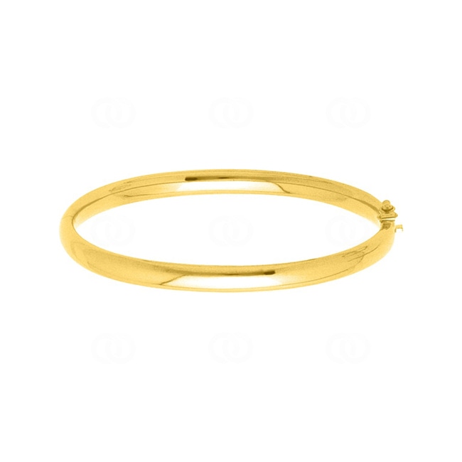 Armreif oval 750/18 K Gelbgold massiv 5mm - 372M5GM