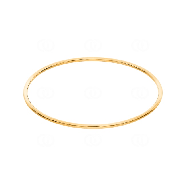 Round Bangle Solid 750/18 K Yellow Gold - 358.225