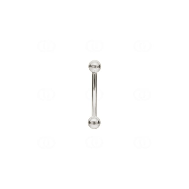 Piercing de nombril or gris 750/18 ct, Boule - 769001WG