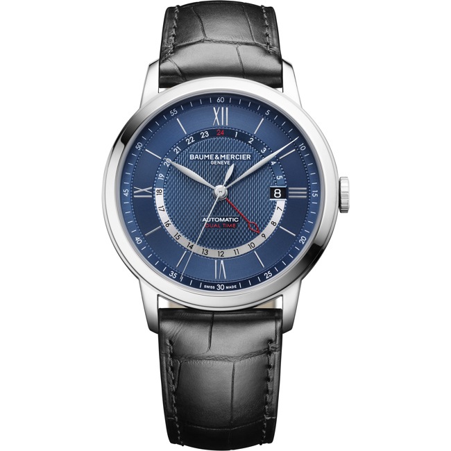 Baume et Mercier Classima 10482 Dual Time Automatik Ø 42mm - M0A10482