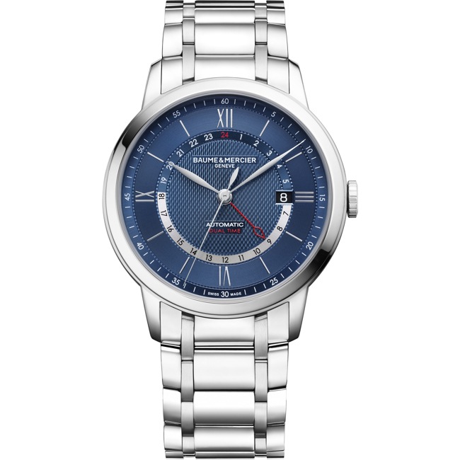 Baume et Mercier Classima 10483 Dual Time Automatic Ø 42mm - M0A10483