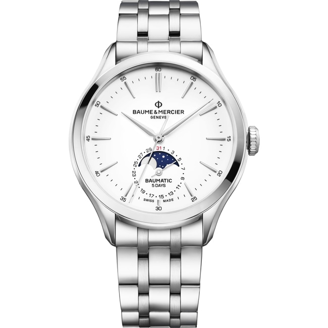 Baume et Mercier Clifton Baumatic 10552 Automatik Mondphase - M0A10552