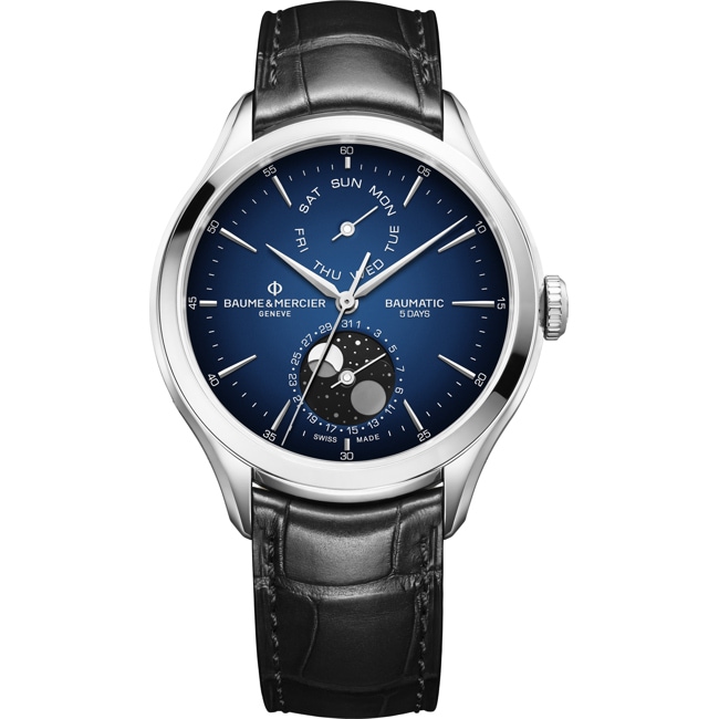 Baume et Mercier Clifton Baumatic 10593 Day Date Phases de Lune - M0A10593