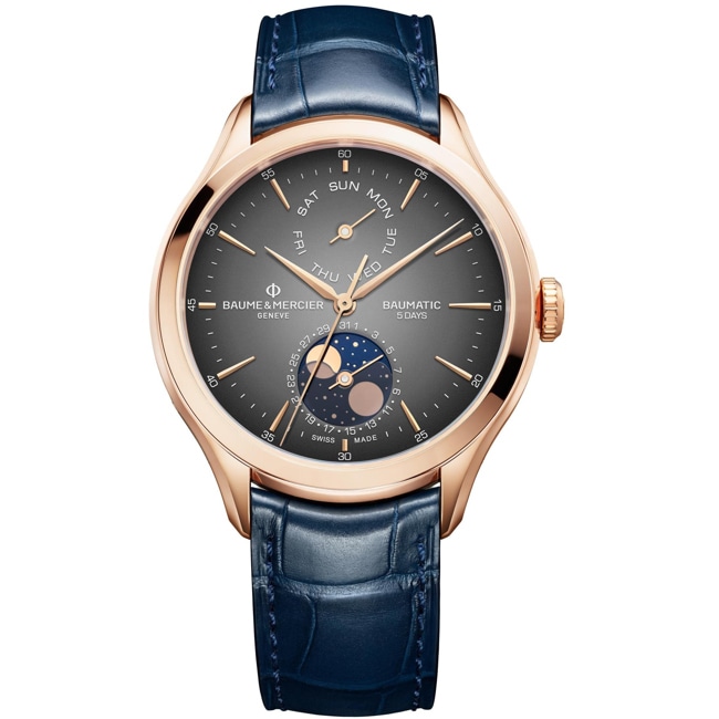 Baume et Mercier Clifton Baumatic Gold 10547 Day Date Moon Phase - M0A10547