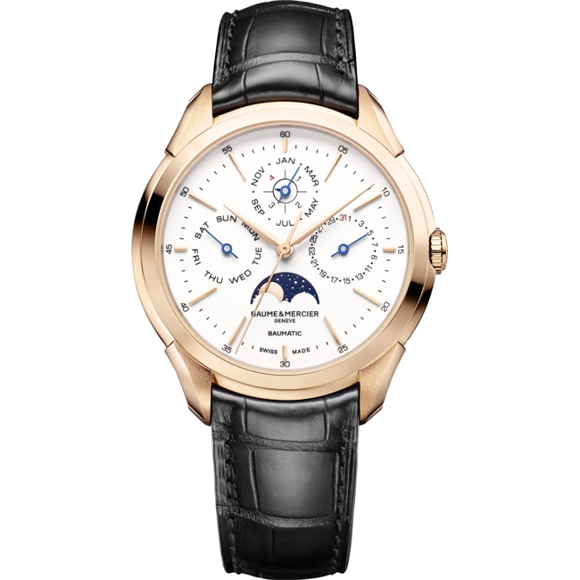 Baume et Mercier Clifton Baumatic Gold 10583 Perpetual Calendar - M0A10583
