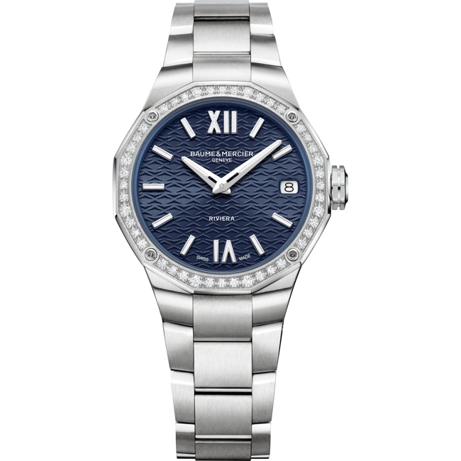 Baume et Mercier Riviera 10765 Quartz Diamonds Ø 33mm - M0A10765