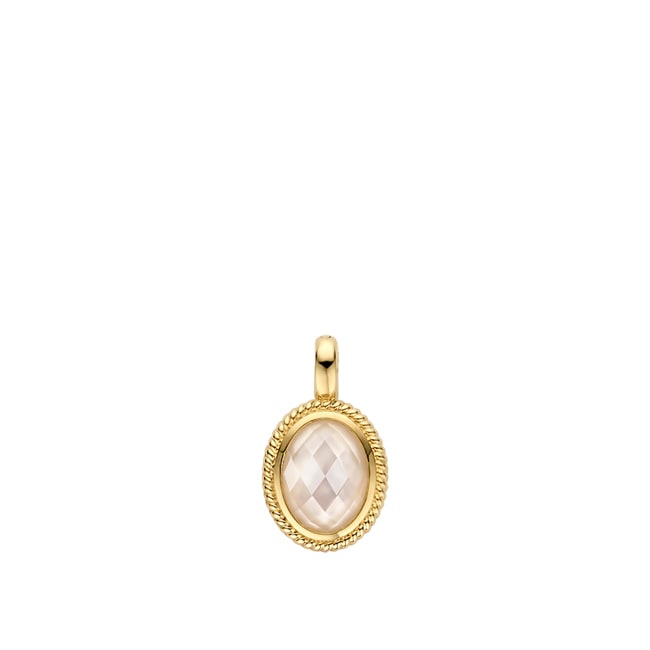 Blush 14ct Gold Mother of Pearl Pendant - 6097YMQ