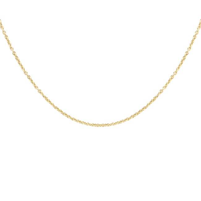 Blush 14ct Yellow Gold Cable Chain 0.5mm - 3058YGO
