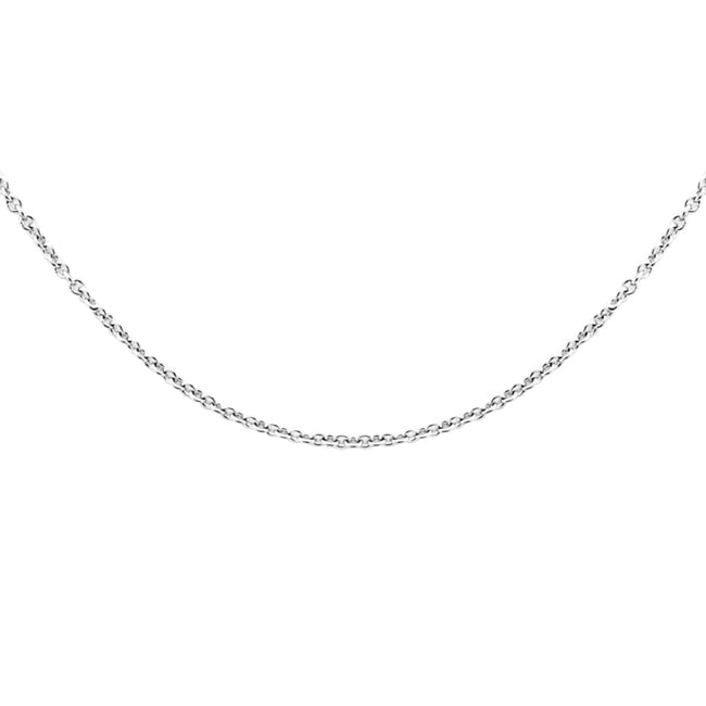 Blush 14ct White Gold Cable Chain 1.0mm - 3046WGO