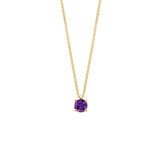 Blush 14ct Gold Amethyst Pendant Necklace - 3200YAM