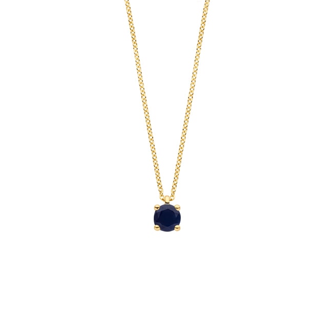 Blush Collier pendentif saphir bleu en or 14 carats - 3200YBS